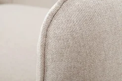 Miliboo Schlaf-Ecksofa mit Stauraum 3/4-Sitzer beiger Stoff und helles Holz DRISS* Schlafsofas|Ecksofas