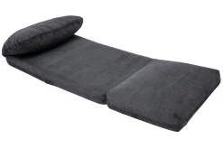 Miliboo Schlafsessel aus Cord in Dunkelgrau 1-Sitzer SPENCER* Schlafsessel