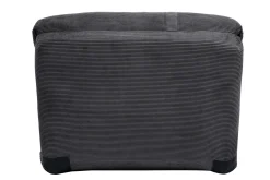 Miliboo Schlafsessel aus Cord in Dunkelgrau 1-Sitzer SPENCER* Schlafsessel