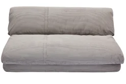 Miliboo Schlafsessel aus Cord in Hellgrau 2-Sitzer SPENCER* Schlafsessel