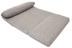 Miliboo Schlafsessel aus Cord in Hellgrau 2-Sitzer SPENCER* Schlafsessel