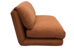 Miliboo Schlafsessel aus Cordstoff in Kupferbraun 2-Sitzer SPENCER* Schlafsessel