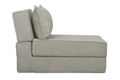 Miliboo Schlafsessel aus taupefarbenem Stoff mit Samteffekt 1-Sitzer VICTOR*Kinder Schlafsessel|Kinderbetten