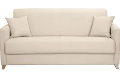 Miliboo Schlafsofa 3 Plätze skandinavisch beige SKANDY* Schlafsofas