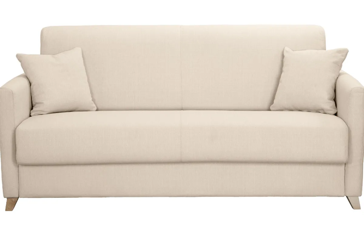 Miliboo Schlafsofa 3 Plätze skandinavisch beige SKANDY* Schlafsofas