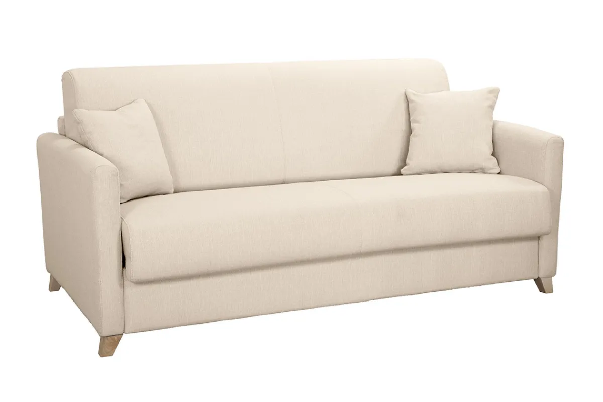 Miliboo Schlafsofa 3 Plätze skandinavisch beige SKANDY* Schlafsofas