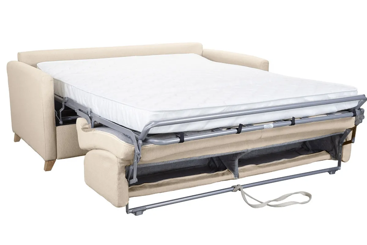 Miliboo Schlafsofa 3 Plätze skandinavisch beige SKANDY* Schlafsofas