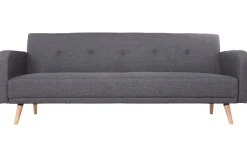 Miliboo Schlafsofa 3 Plätze skandinavisches Design Dunkelgrau ULLA* Schlafsofas