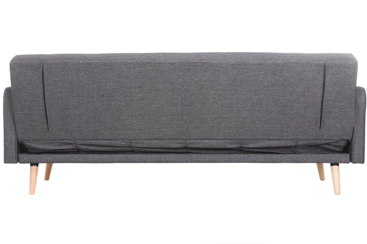 Miliboo Schlafsofa 3 Plätze skandinavisches Design Dunkelgrau ULLA* Schlafsofas