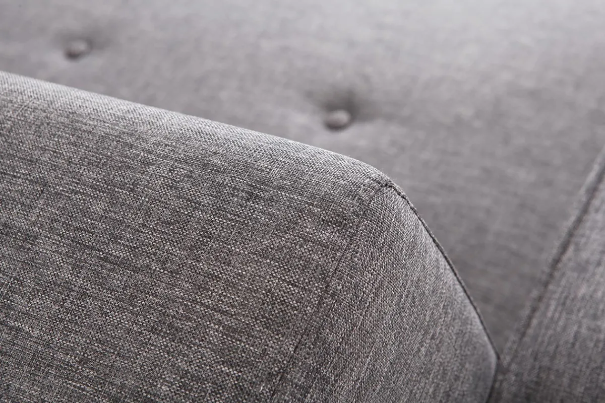 Miliboo Schlafsofa 3 Plätze skandinavisches Design Dunkelgrau ULLA* Schlafsofas