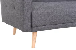 Miliboo Schlafsofa 3 Plätze skandinavisches Design Dunkelgrau ULLA* Schlafsofas
