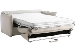 Miliboo Schlafsofa mit abnehmbarem Bezug aus beiger Baumwolle ALDO* Schlafsofas