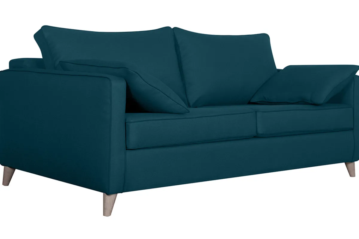 Miliboo Schlafsofa skandinavisch 3 Plätze blaugrün PAPEL* Schlafsofas