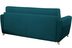 Miliboo Schlafsofa skandinavisch blaugrün und Holz GRAHAM* Schlafsofas