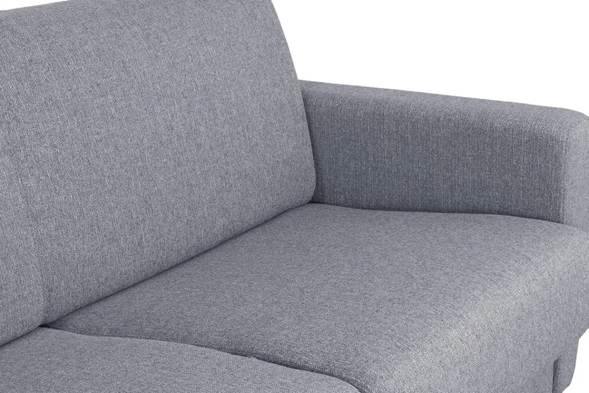 Miliboo Schlafsofa skandinavisch Hellgrau und Holz GRAHAM* Schlafsofas