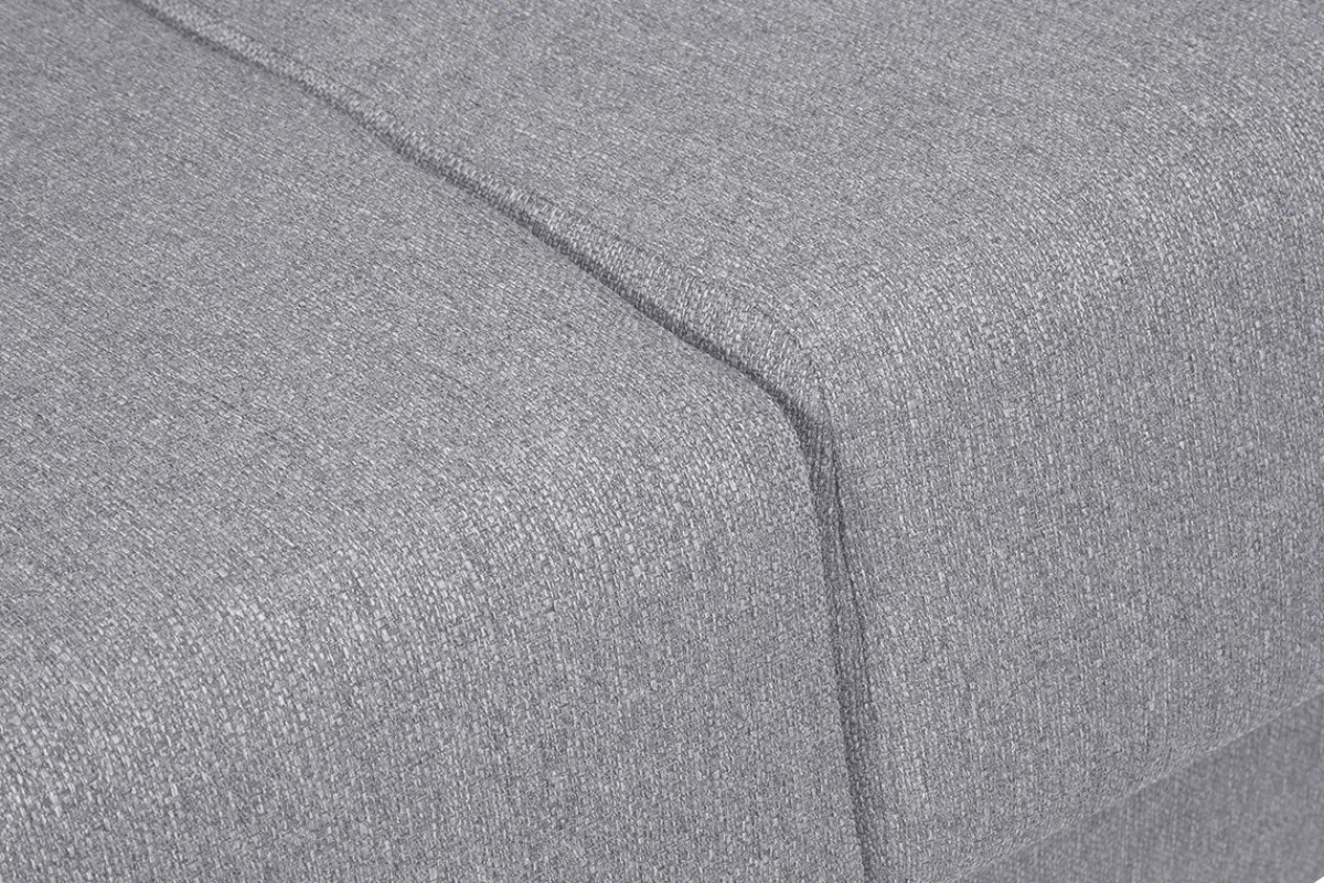 Miliboo Schlafsofa skandinavisch mit Matratze 18 cm hellgrauer Stoffbezug GRAHAM* Schlafsofas