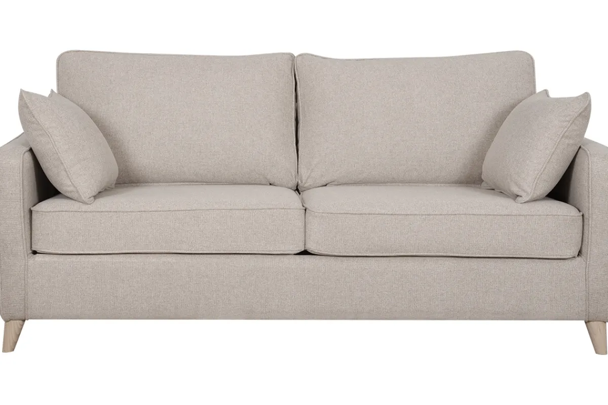 Miliboo Schlafsofa skandinavisch 3 Plätze naturbeige PAPEL* Schlafsofas