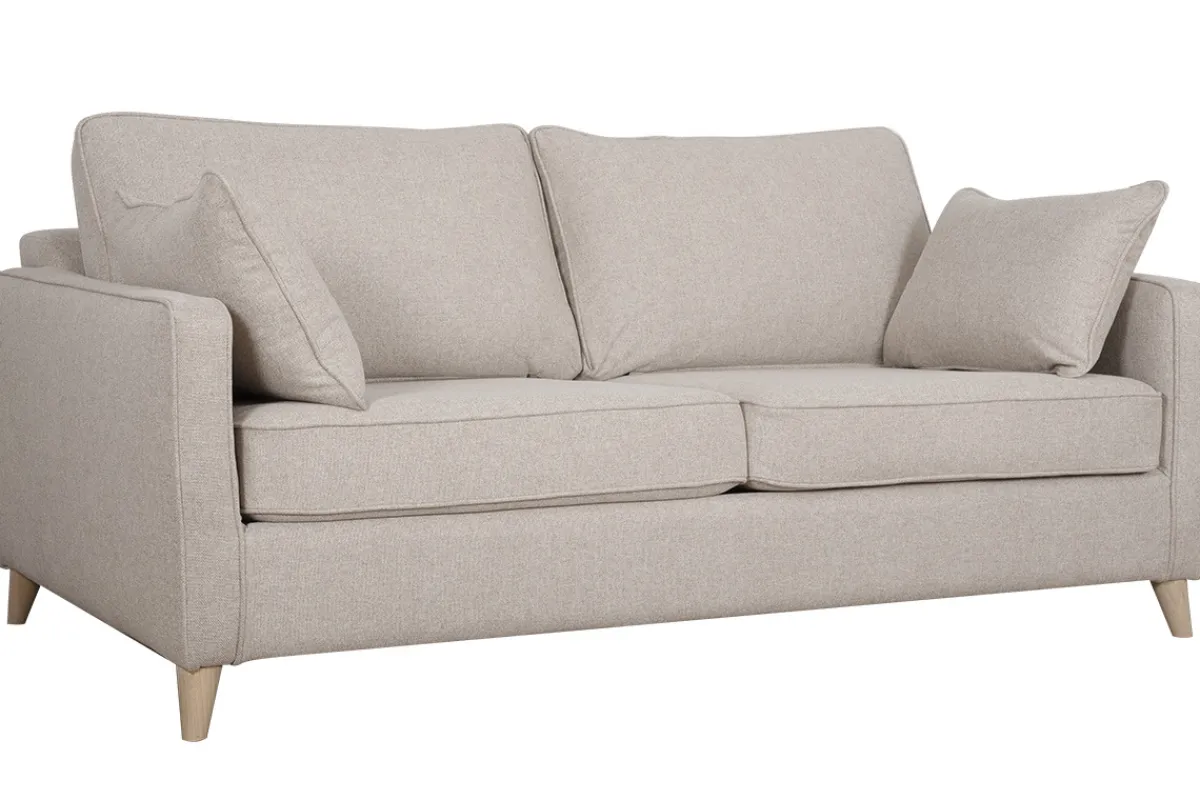 Miliboo Schlafsofa skandinavisch 3 Plätze naturbeige PAPEL* Schlafsofas