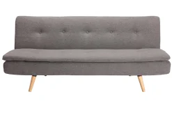 Miliboo Schlafsofa skandinavisch 3 Plätze Dunkelgrau SENSO* Schlafsofas