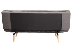 Miliboo Schlafsofa skandinavisch 3 Plätze Dunkelgrau SENSO* Schlafsofas