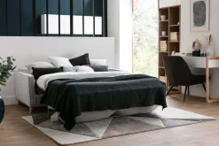 Miliboo Schlafsofa skandinavisch 3 Plätze blaugrün PAPEL* Schlafsofas