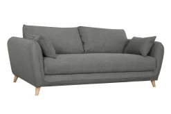 Miliboo Schlafsofa skandinavisch 3 Plätze grau anthrazit CREEP* Schlafsofas