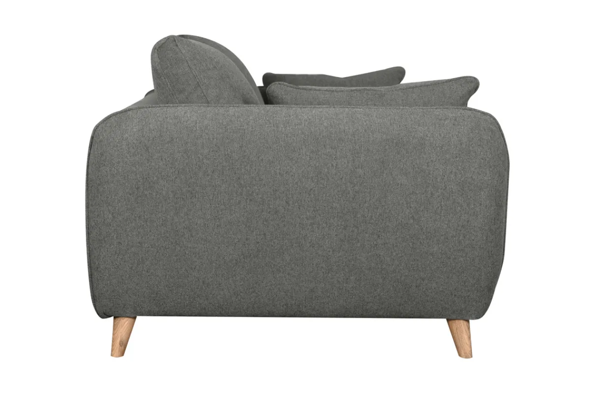 Miliboo Schlafsofa skandinavisch 3 Plätze grau anthrazit CREEP* Schlafsofas