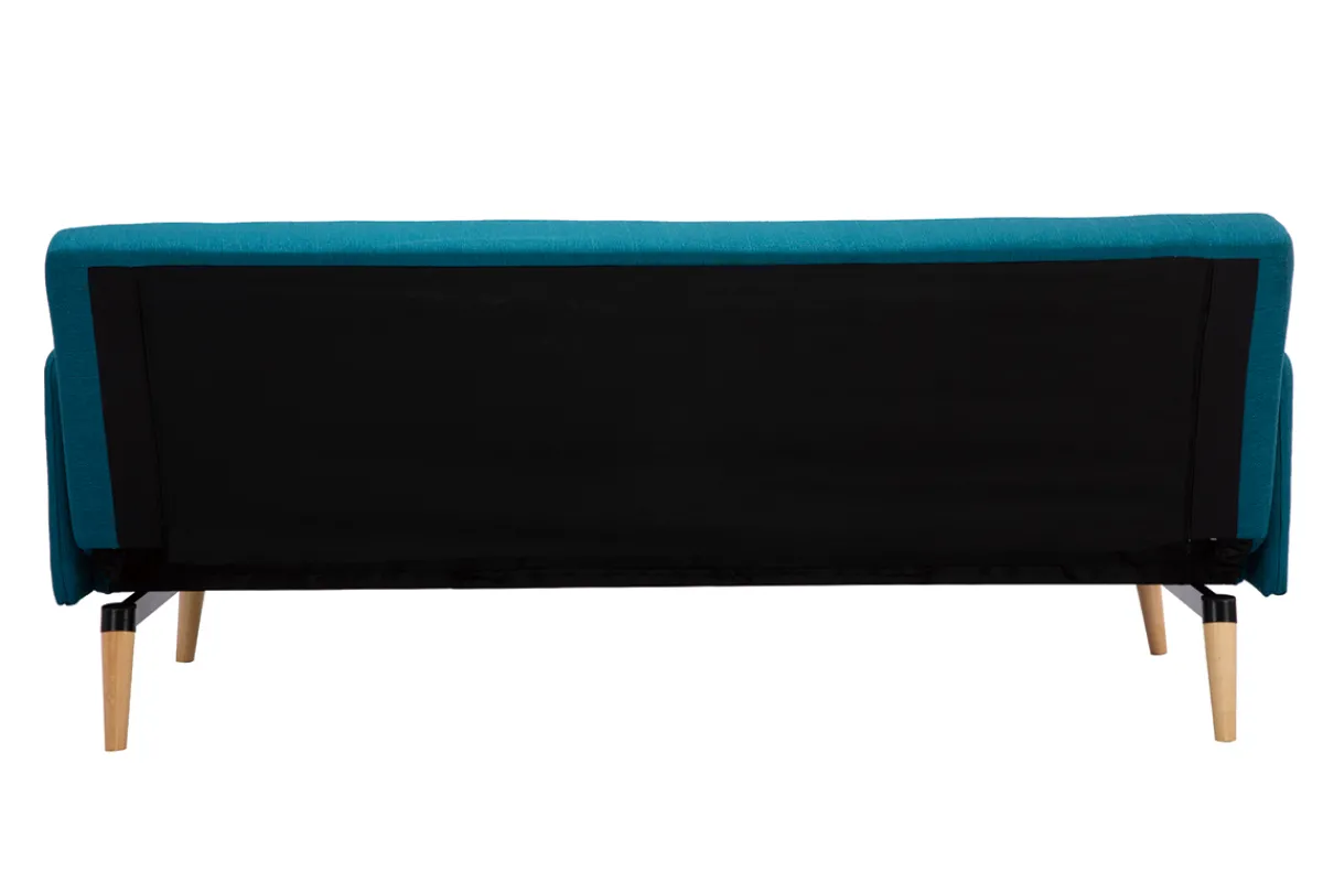 Miliboo Schlafsofa skandinavisch 3 Plätze blaugrün LULA* Schlafsofas