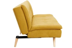 Miliboo Schlafsofa skandinavisches Design 3 Plätze Gelb SENSO* Schlafsofas