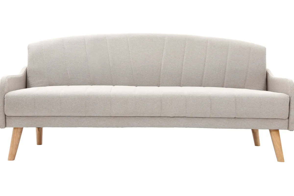 Miliboo Schlafsofa skandinavisches Design 3 Plätze Grau ARYA* Schlafsofas