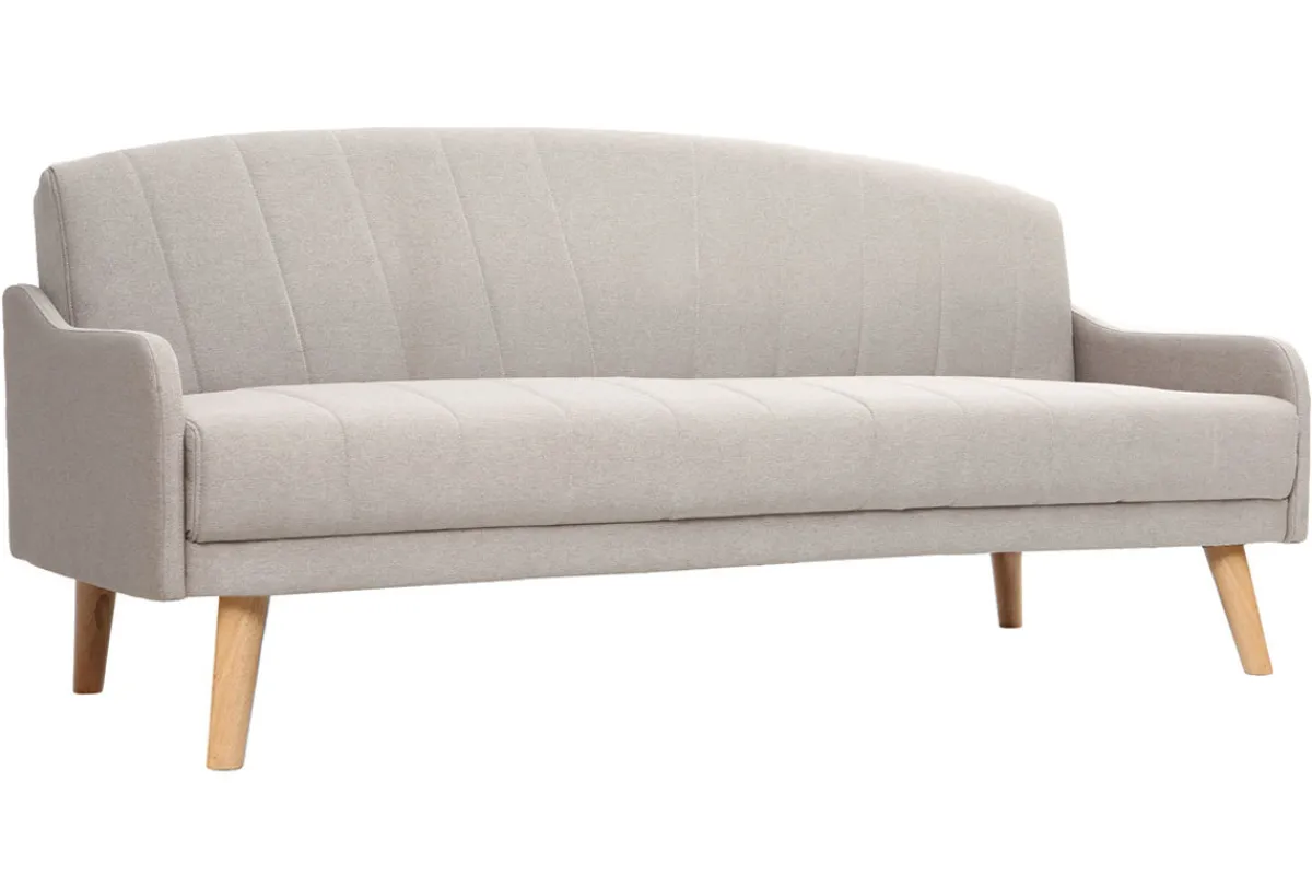 Miliboo Schlafsofa skandinavisches Design 3 Plätze Grau ARYA* Schlafsofas