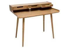 Miliboo Schreibtisch aus Eschenfurnier 3 Schubladen OPUS* Design-schreibtische
