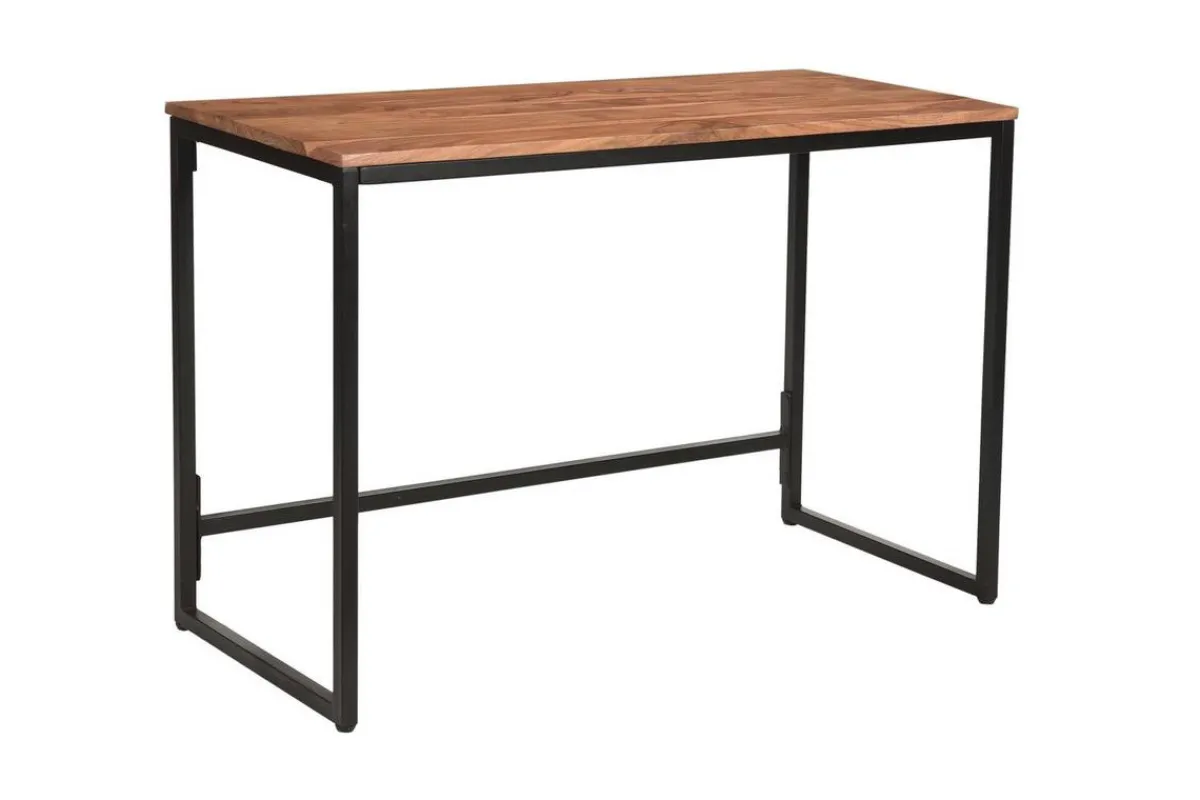 Miliboo Schreibtisch aus massivem Akazienholz und Metall HOORN* Design-schreibtische