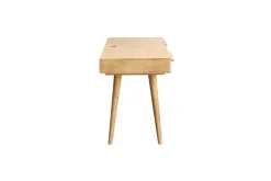 Miliboo Schreibtisch aus massivem Mangoholz mit Gravur KAFFIR* Design-schreibtische