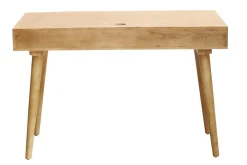 Miliboo Schreibtisch aus massivem Mangoholz mit Gravur KAFFIR* Design-schreibtische