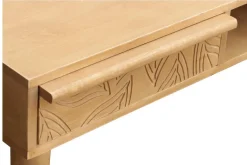 Miliboo Schreibtisch aus massivem Mangoholz mit Gravur KAFFIR* Design-schreibtische