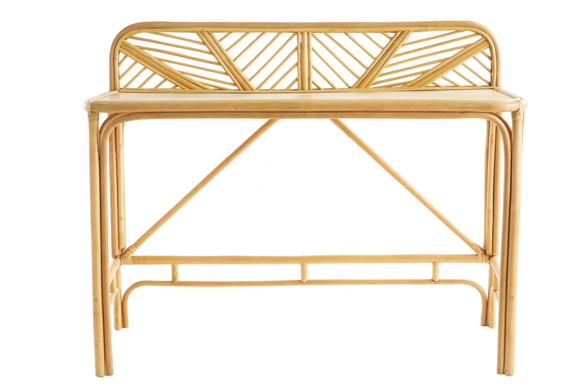 Miliboo Schreibtisch aus Rattan B120 cm GALON* Design-schreibtische