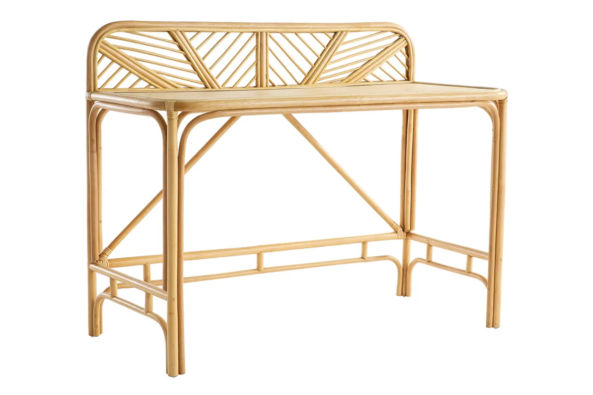 Miliboo Schreibtisch aus Rattan B120 cm GALON* Design-schreibtische