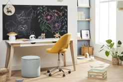Miliboo Schreibtisch skandinavisch mit Schubladen Holz Weiß L160 LEENA* Design-schreibtische