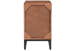 Miliboo Schreibtischcontainer mit 3 Schubladen aus massiver Akazie und Metallfuß HOORN* Design-schreibtische|Aufbewahrung Büro