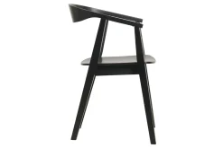 Miliboo Schwarze Design-Stühle aus Holz (2er- Set) BAHIA* Design-stühle