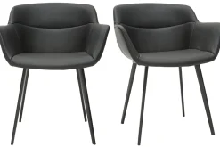 Miliboo Schwarze Design-Stühle (2er-Satz) NERO* Design-stühle