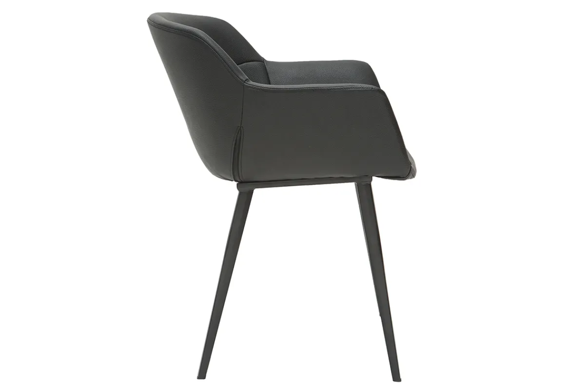 Miliboo Schwarze Design-Stühle (2er-Satz) NERO* Design-stühle