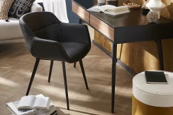 Miliboo Schwarze Design-Stühle (2er-Satz) NERO* Design-stühle