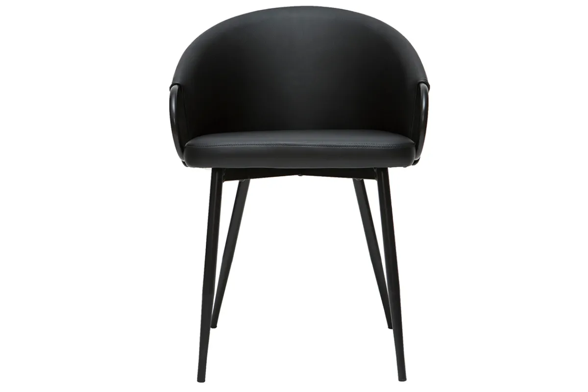 Miliboo Schwarze Design-Stühle (2er-Set) PRECIO* Design-stühle