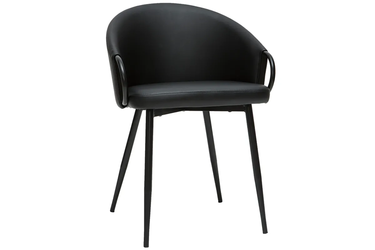 Miliboo Schwarze Design-Stühle (2er-Set) PRECIO* Design-stühle