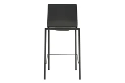 Miliboo Schwarze stapelbare Designer-Barhocker H65 cm (2er-Satz) KUPA* Barhocker
