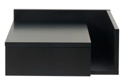 Miliboo Schwarzer Wand-Nachttisch mit Schublade B40 cm NASTY* Nachttische