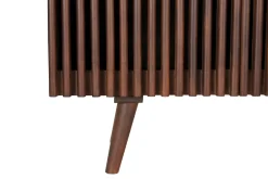 Miliboo Sideboard aus dunklem, massivem Mangoholz mit 2 Schiebetüren B140 cm ALBA* Sideboards