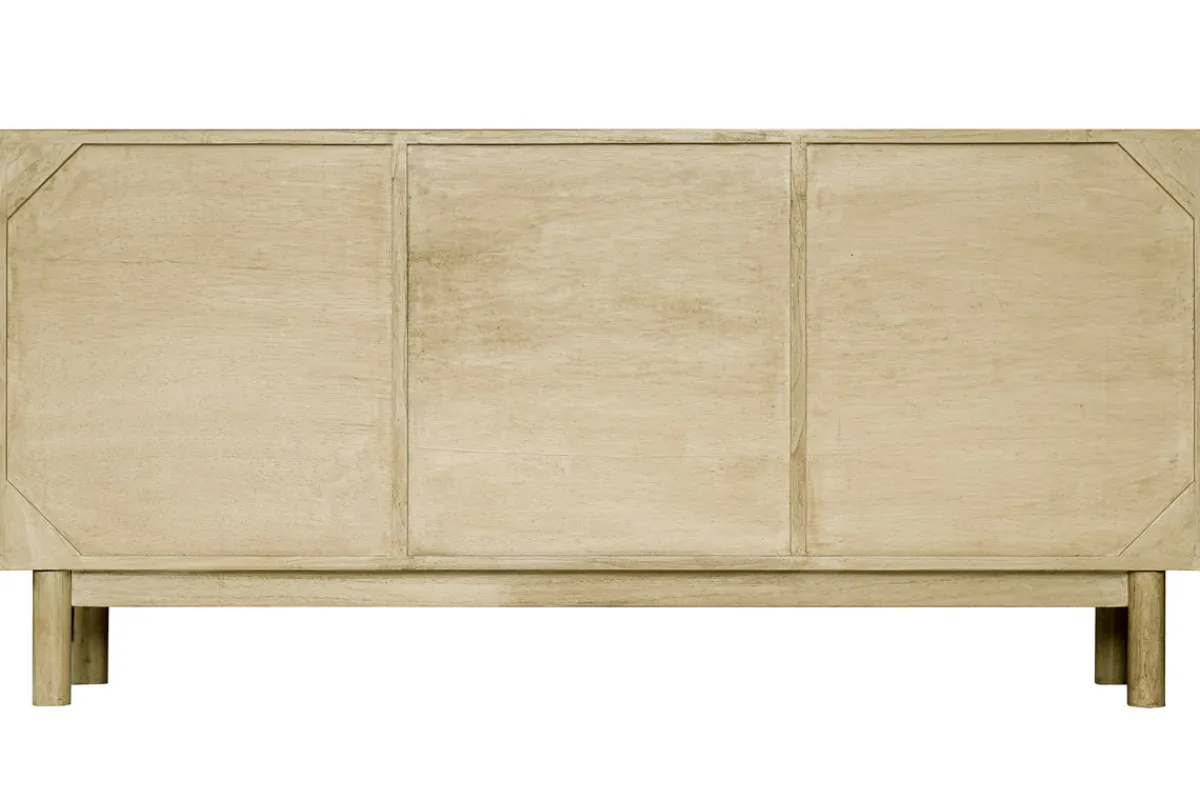 Miliboo Sideboard aus hellem Holz und Rattangeflecht L160 cm GALINA* Sideboards